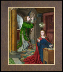 Wood Plaque Premium - Annunciation by Museum Art