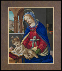 Wood Plaque Premium - Madonna and Child by Museum Art