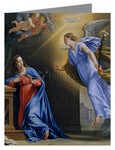 Custom Text Note Card - Annunciation by Museum Art
