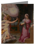 Custom Text Note Card - Annunciation by Museum Art