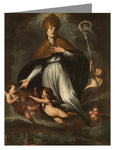 Note Card - Ascension of St. Gennaro by Museum Art