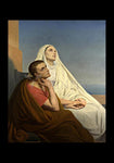 Holy Card - Sts. Augustine and Monica by Museum Art