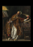 Holy Card - St. Augustine by Museum Art