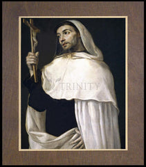 Wood Plaque Premium - St. Albert of Sicily by Museum Art