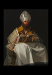 Holy Card - St. Ambrose by Museum Art