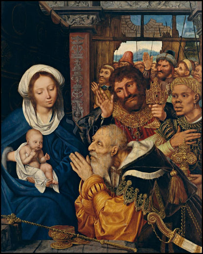Adoration of the Magi - Wood Plaque