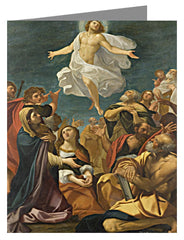 Custom Text Note Card - Ascension of Christ by Museum Art