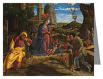 Custom Text Note Card - Adoration of the Shepherds by Museum Art