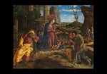 Holy Card - Adoration of the Shepherds by Museum Art