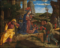 Wood Plaque - Adoration of the Shepherds by Museum Art