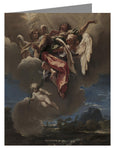Custom Text Note Card - Apotheosis (Rise to Heaven) of a Saint by Museum Art