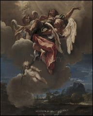 Wood Plaque - Apotheosis (Rise to Heaven) of a Saint by Museum Art