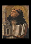 Holy Card - St. Thomas Aquinas by Museum Art