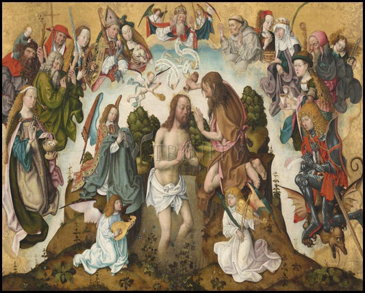 Baptism of Christ - Wood Plaque