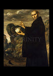 Holy Card - St. Benedict of Nursia by Museum Art