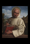 Holy Card - St. Bruno of Cologne by Museum Art