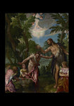 Holy Card - Baptism of Christ by Museum Art