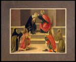 Wood Plaque Premium - Coronation of Mary by Museum Art