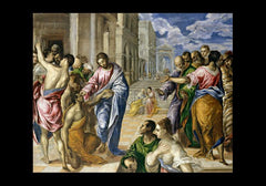 Holy Card - Christ Healing the Blind by Museum Art