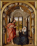 Wood Plaque - Christ Appearing to His Mother by Museum Art