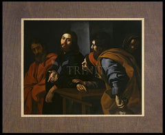 Wood Plaque Premium - Calling of St. Matthew by Museum Art