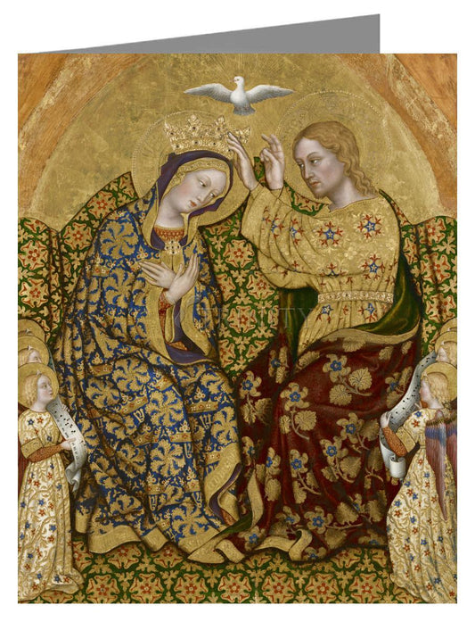 Coronation of Mary - Note Card