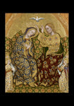 Holy Card - Coronation of Mary by Museum Art