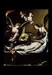 Holy Card - Christ with Lamenting Angels by Museum Art