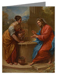 Note Card - Christ and Woman of Samaria by Museum Art