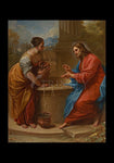 Holy Card - Christ and Woman of Samaria by Museum Art