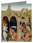 Custom Text Note Card - Dream of St. Sergius I by Museum Art