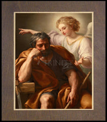 Wood Plaque Premium - Dream of St. Joseph by Museum Art