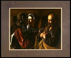 Wood Plaque Premium - Denial of St. Peter by Museum Art