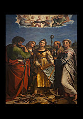 Holy Card - St. Cecilia, Ecstasy of by Museum Art