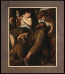 Wood Plaque Premium - Ecstasy of St. Francis of Assisi by Museum Art