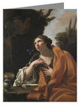 Custom Text Note Card - St. Mary Magdalene by Museum Art