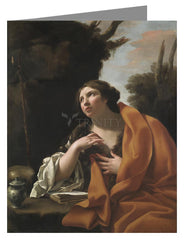 Custom Text Note Card - St. Mary Magdalene by Museum Art