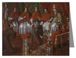 Note Card - St. Francis of Assisi Before Pope by Museum Art