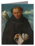 Note Card - St. Filippo Benizi by Museum Art
