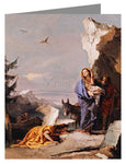 Custom Text Note Card - Flight into Egypt by Museum Art