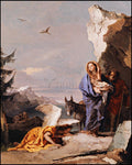 Wood Plaque - Flight into Egypt by Museum Art