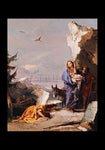 Holy Card - Flight into Egypt by Museum Art