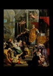 Holy Card - Glory of St. Ignatius Loyola by Museum Art