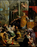 Wood Plaque - Glory of St. Ignatius Loyola by Museum Art