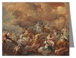 Custom Text Note Card - Glory of Saints by Museum Art