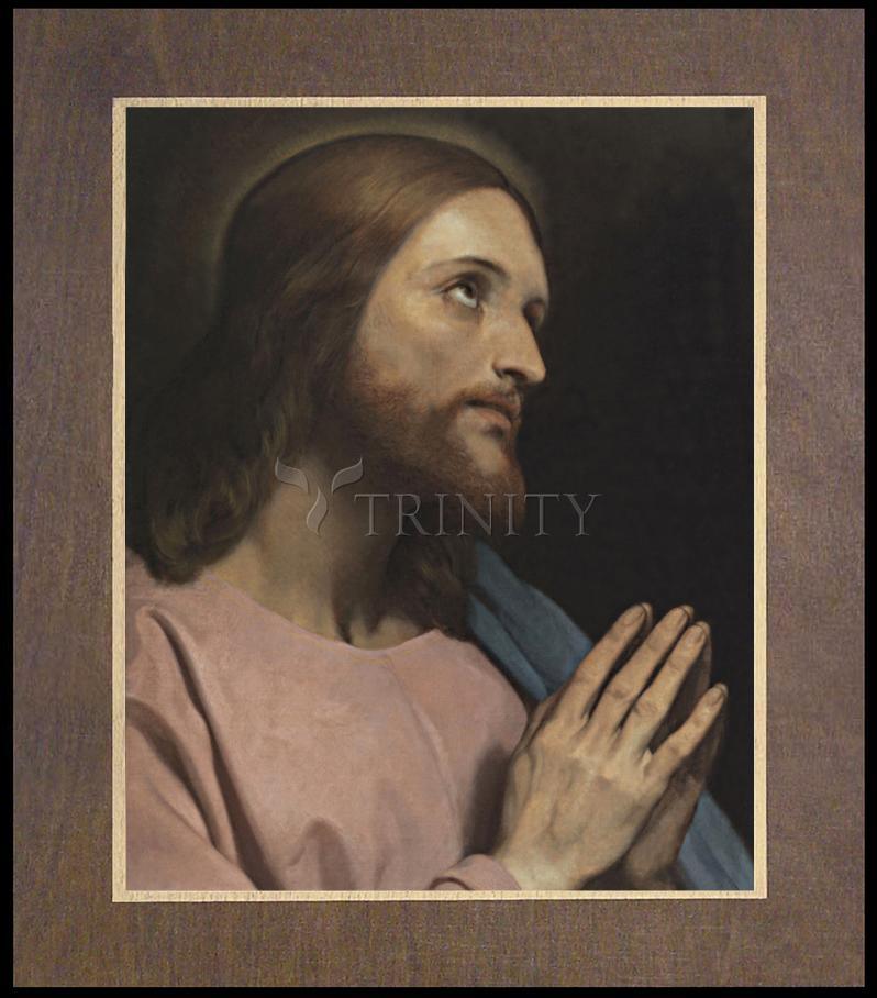 Head of Christ - Wood Plaque Premium