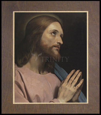 Head of Christ - Wood Plaque Premium