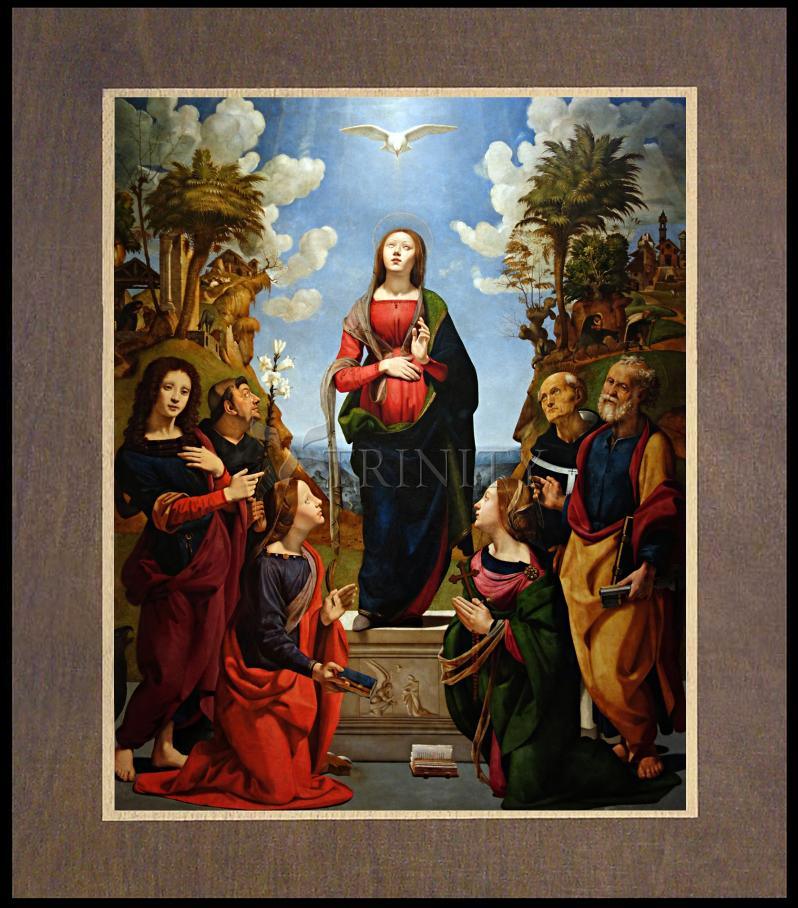 Incarnation of Jesus - Wood Plaque Premium by Museum Classics - Trinity Stores