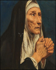 Wood Plaque - St. Monica by Museum Art