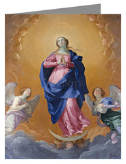 Custom Text Note Card - Immaculate Conception by Museum Art